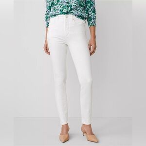 Ann Taylor White “The Skinny” Jeans